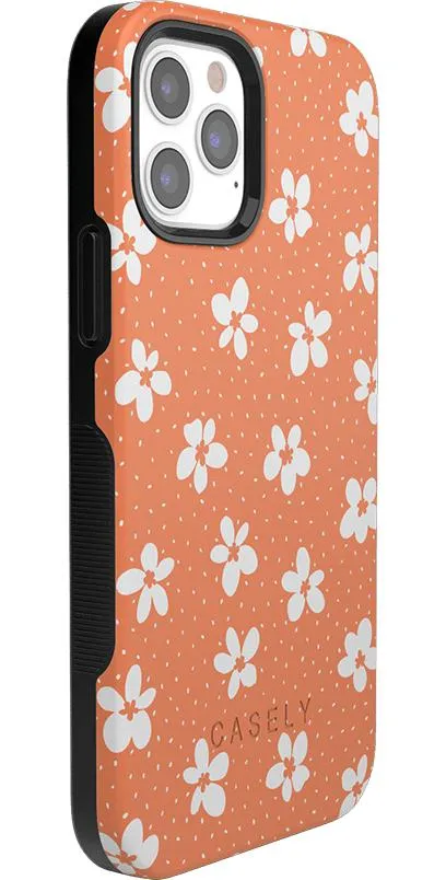 Flower My World | Burnt Orange Floral Case