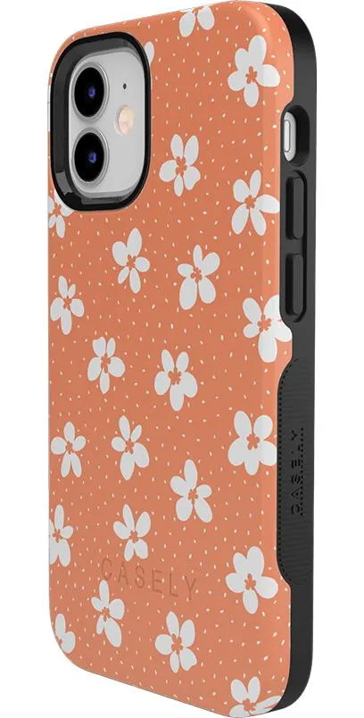 Flower My World | Burnt Orange Floral Case