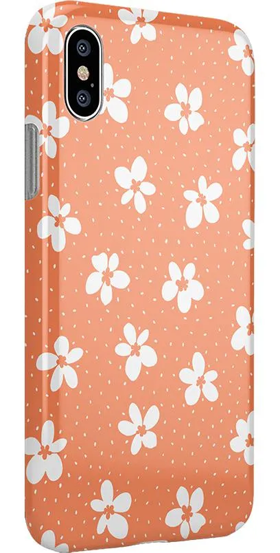 Flower My World | Burnt Orange Floral Case