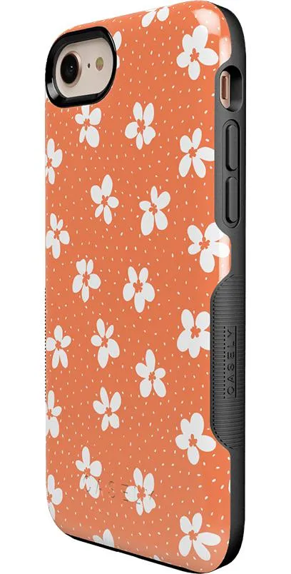 Flower My World | Burnt Orange Floral Case