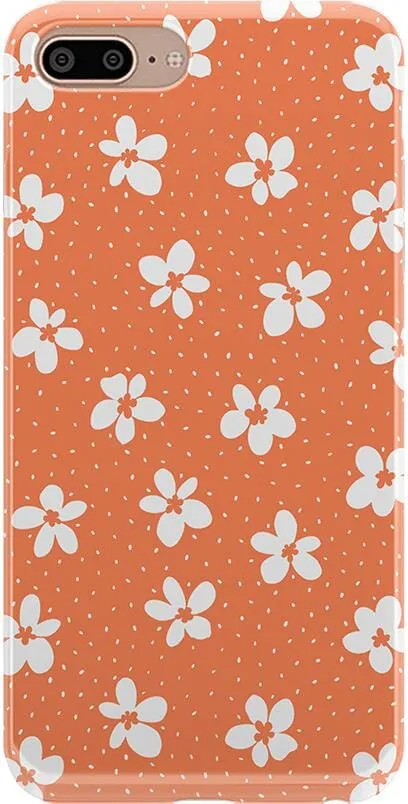 Flower My World | Burnt Orange Floral Case