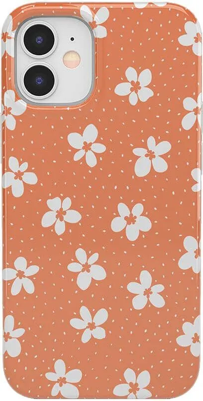 Flower My World | Burnt Orange Floral Case