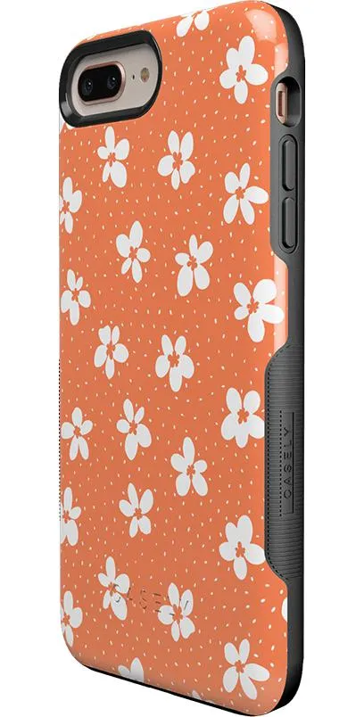 Flower My World | Burnt Orange Floral Case