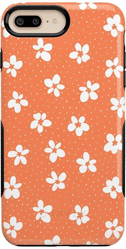 Flower My World | Burnt Orange Floral Case