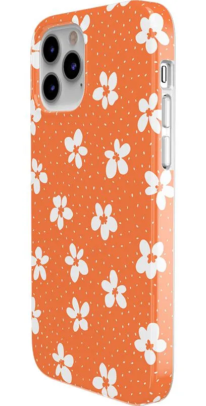 Flower My World | Burnt Orange Floral Case