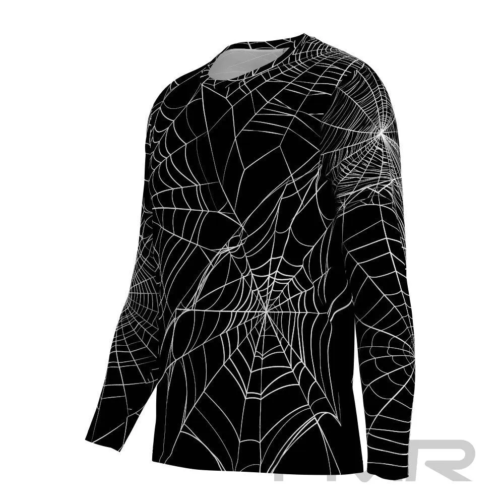 FMR Men's Spider Web Long Sleeve Running Shirt