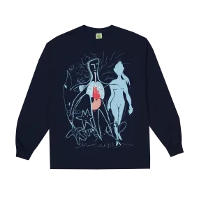 Frog Phenomena L/S T Shirt Navy