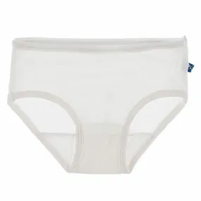 Girl's Solid Underwear Natural