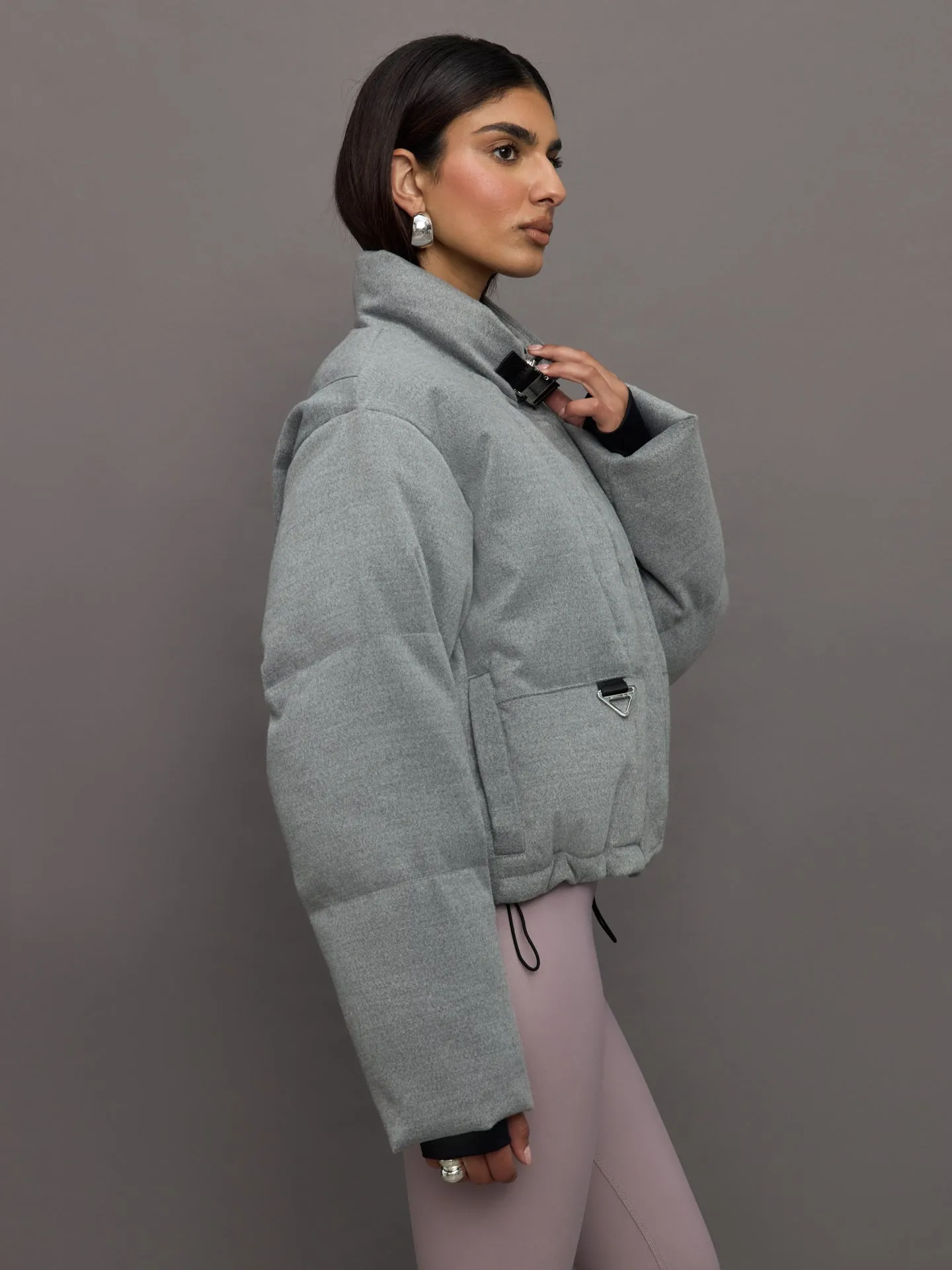 Hallie Mae Puffer - Grey Marl