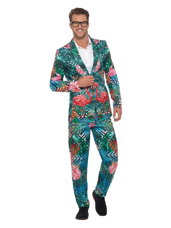 Hawaiian Tropical Flamingo Suit