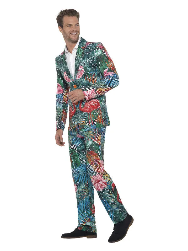 Hawaiian Tropical Flamingo Suit