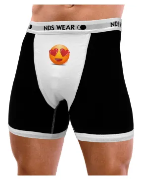 Heart Eye Emoji Mens Boxer Brief Underwear