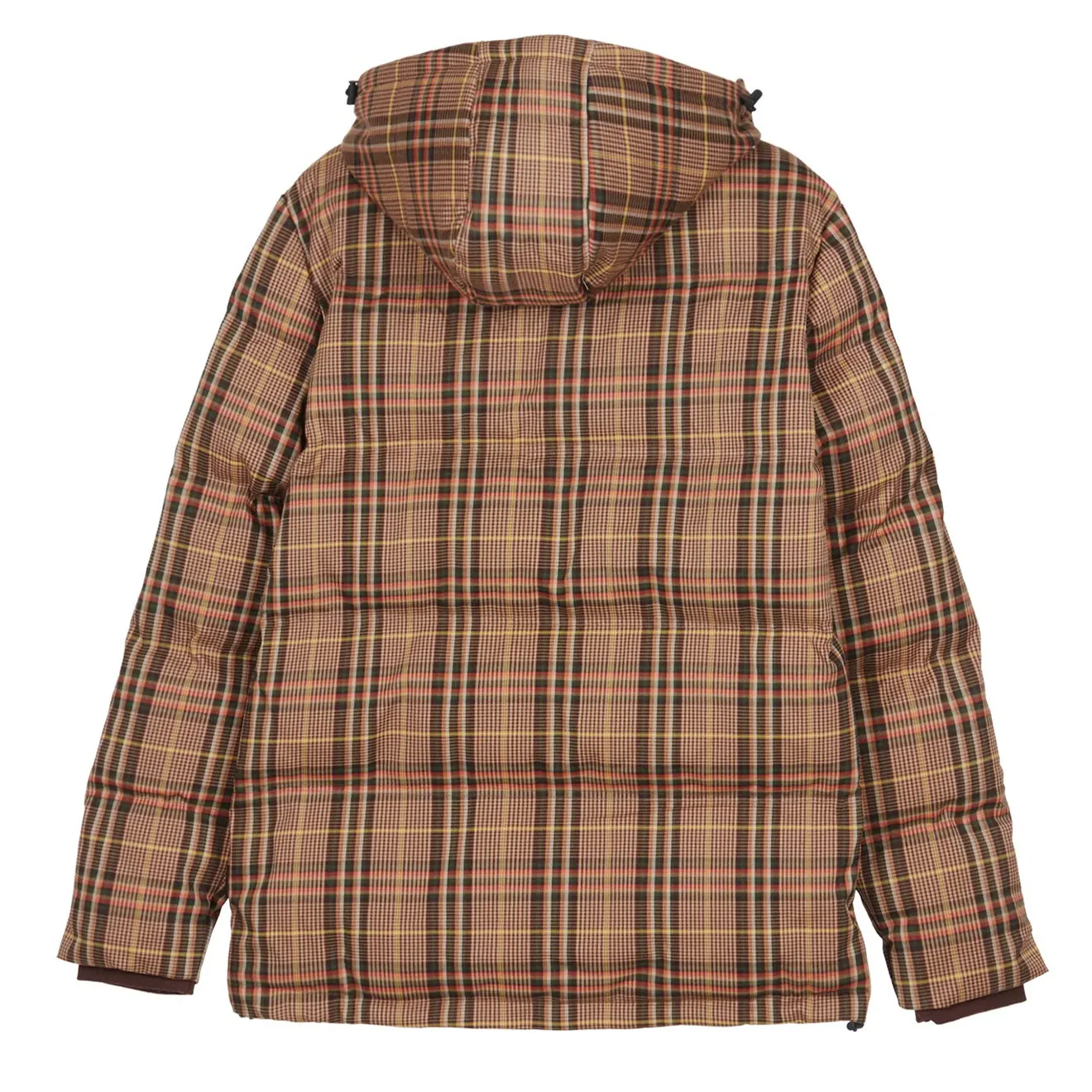 Hikerdelic Calland Plaid Puffer Jacket Brown Plaid