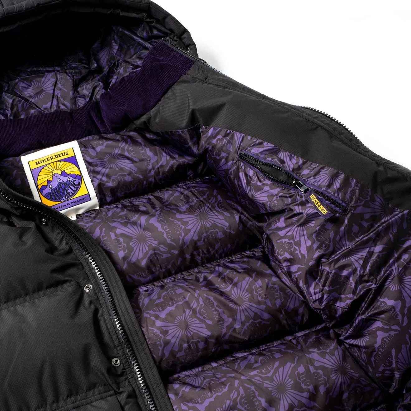 Hikerdelic Calland Ripstop Puffer Jacket Black