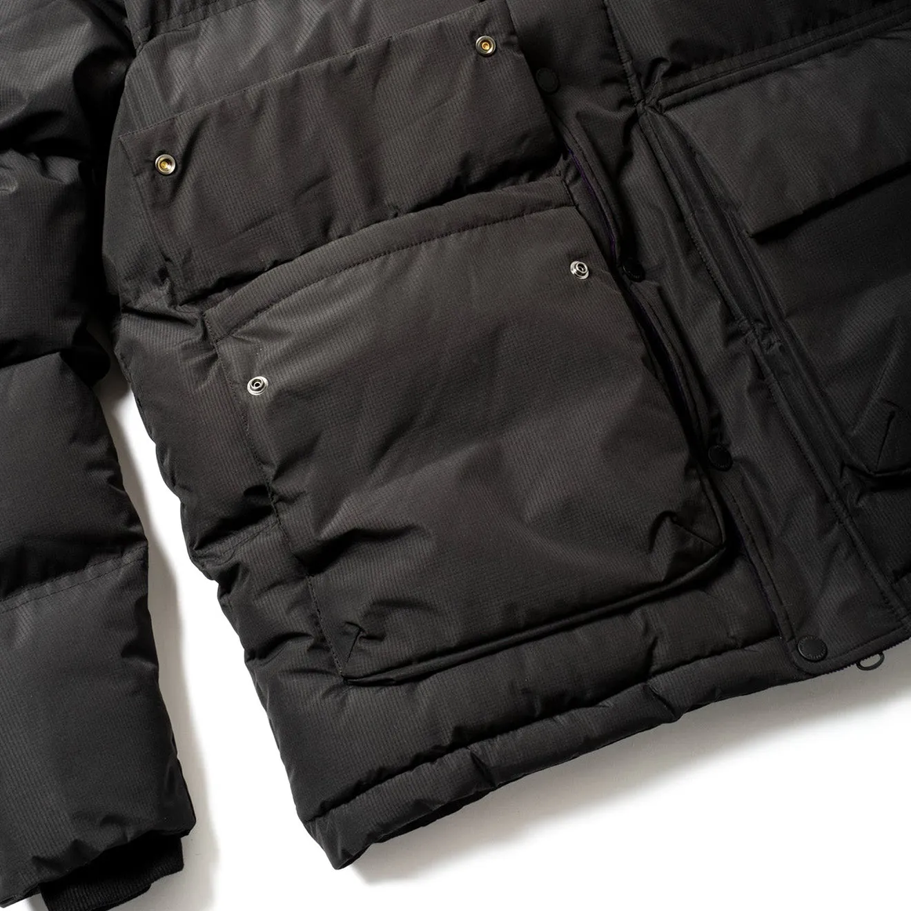 Hikerdelic Calland Ripstop Puffer Jacket Black