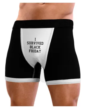 I Survived Black Friday Mens Boxer Brief Underwear