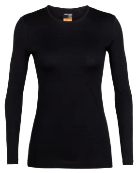 Icebreaker Womens Merino 200 Oasis Crewe Thermal Top