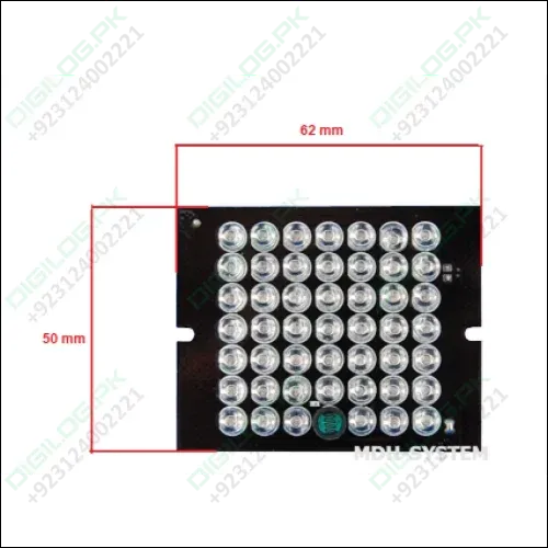 Invisible 940 Nm Infrared Reflector With 48 Diodes For Indoor/outdoor