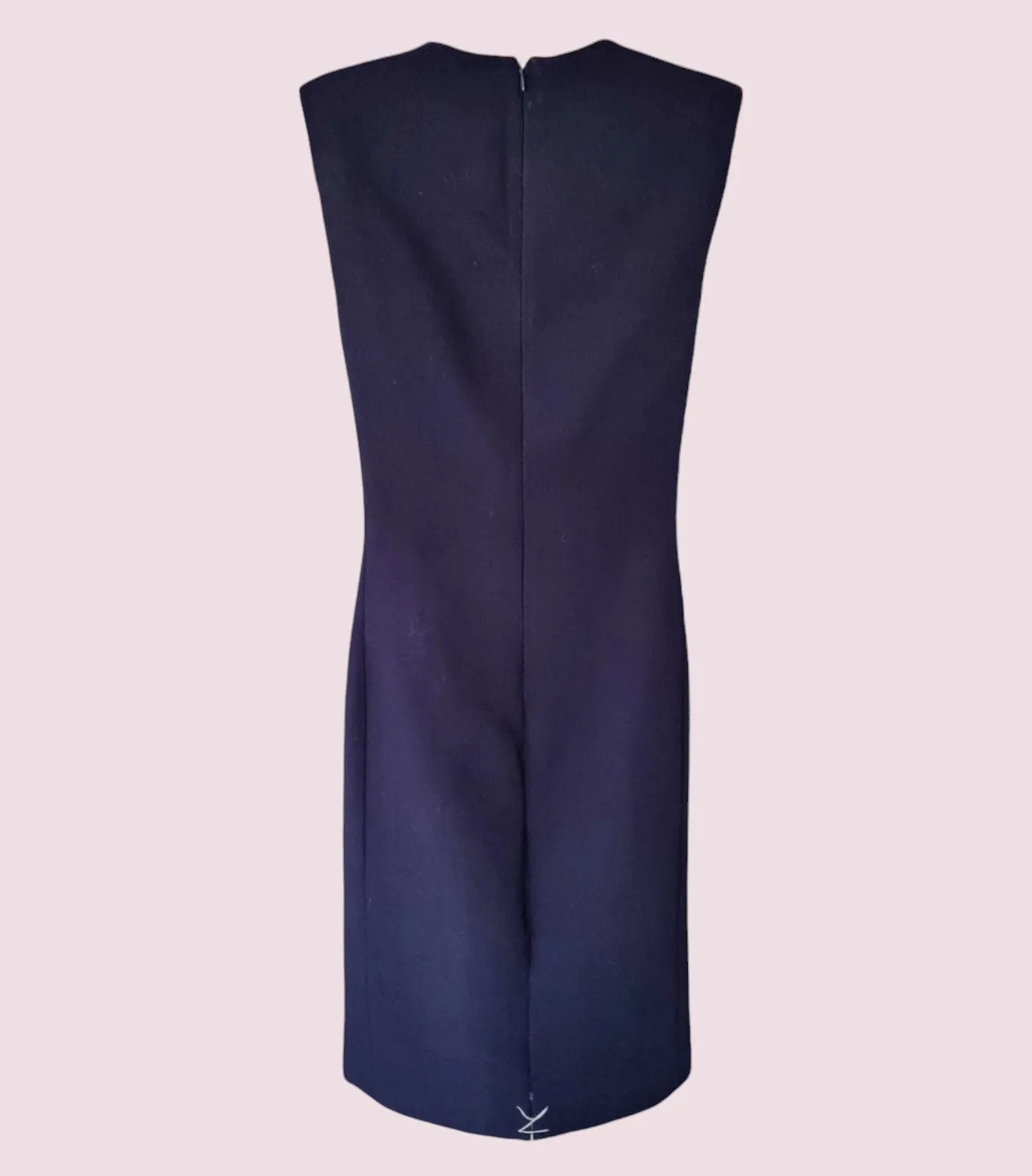 Jaeger Navy Blue Bodycon Dress UK 12 US 8 EU 40