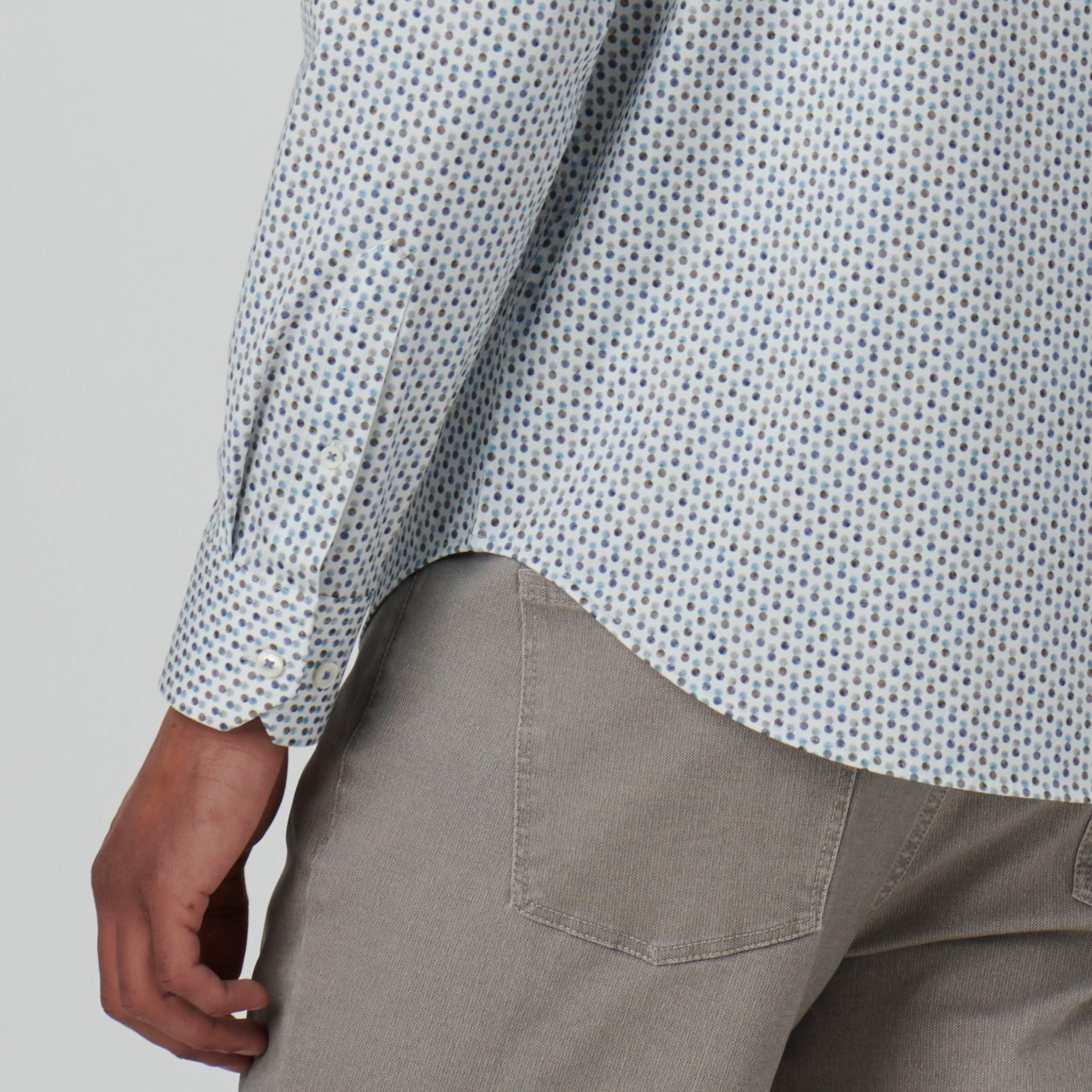 James Double Dot Print OoohCotton Shirt