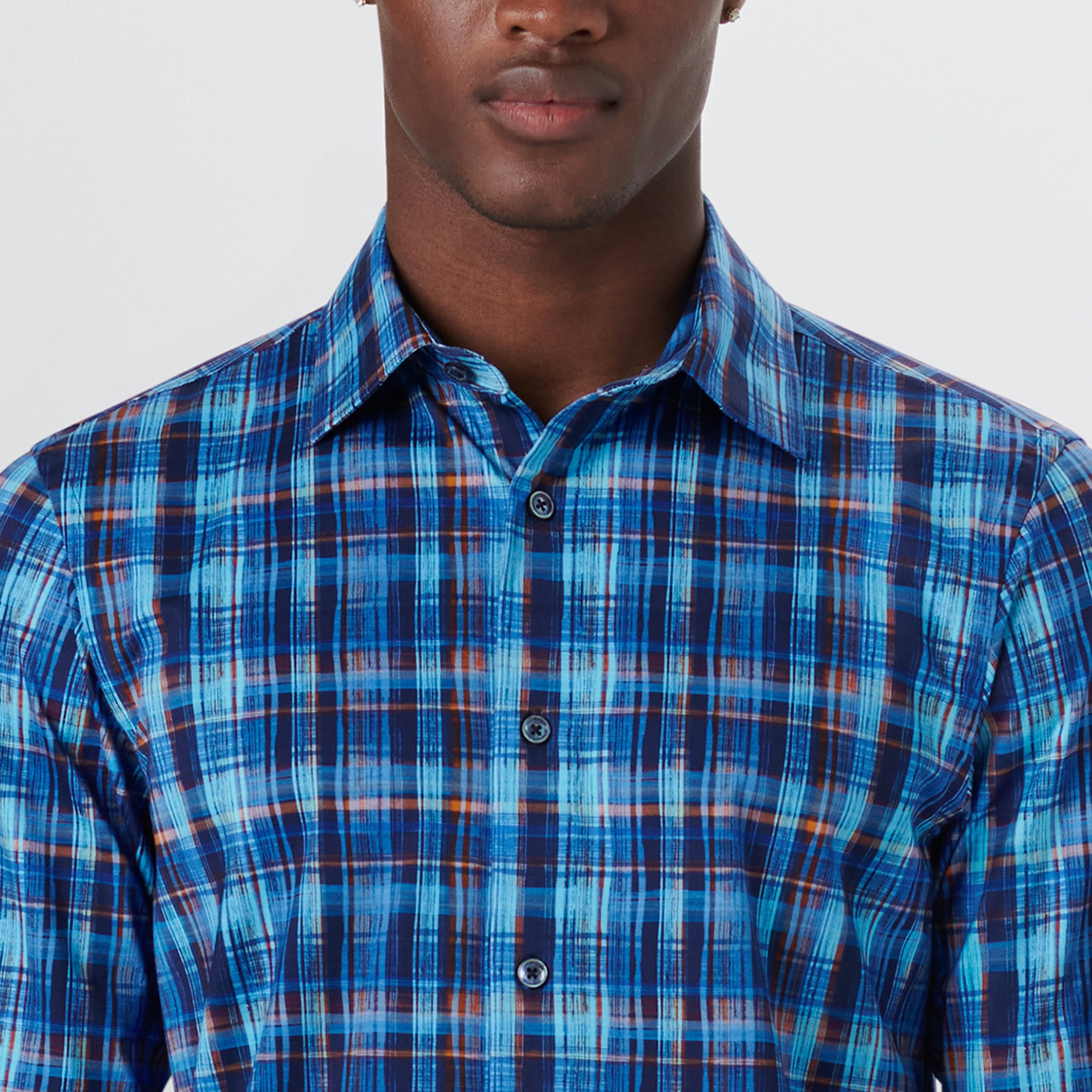 JAMES Madras Check OoohCotton Shirt