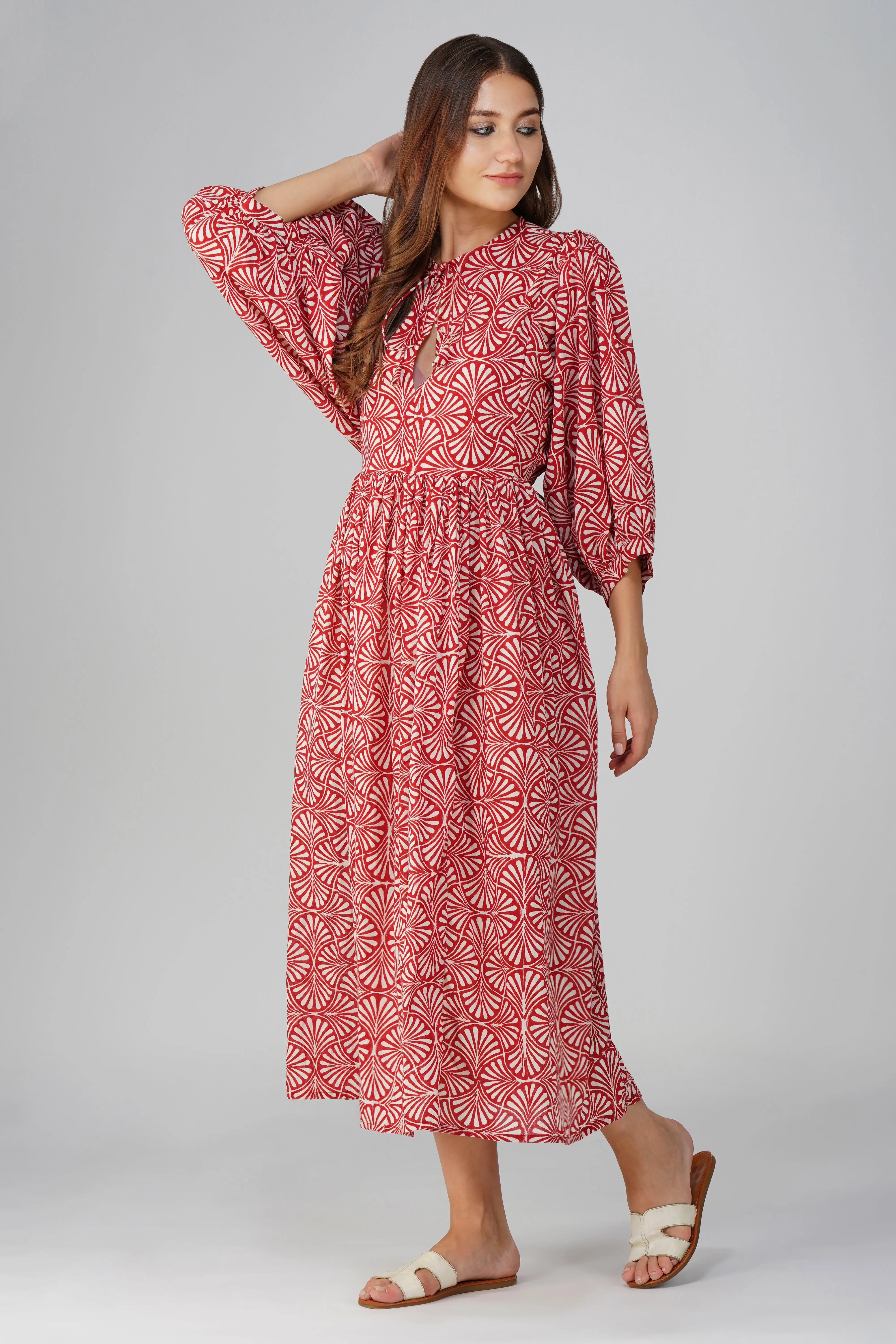 Julia Maxi Dress - Red