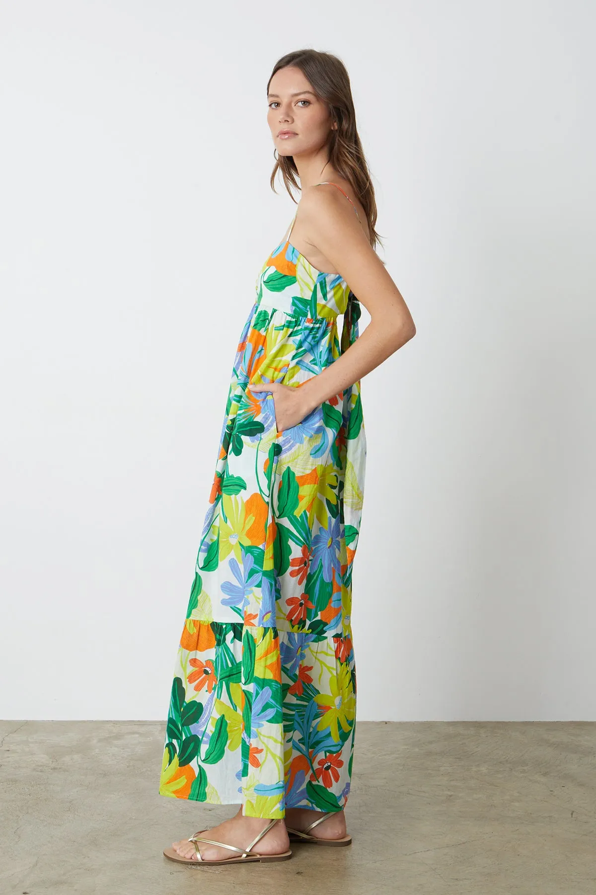 KAYLA PRINTED MAXI DRESS