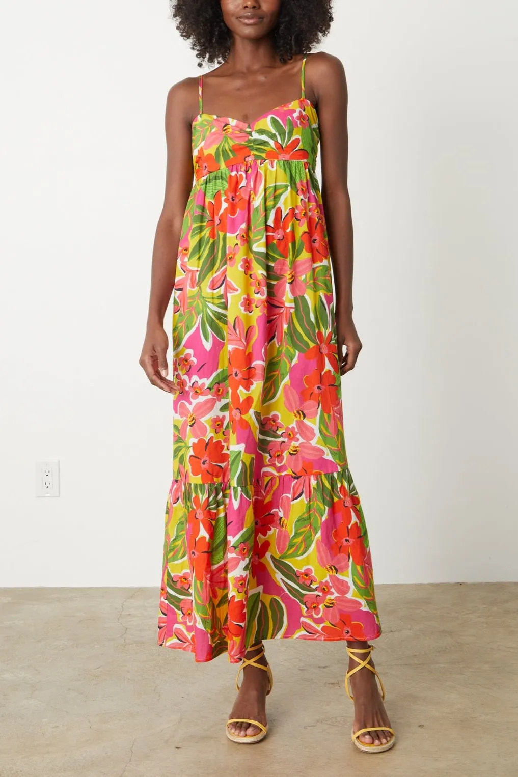 KAYLA PRINTED MAXI DRESS