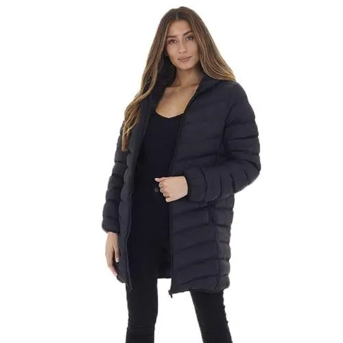 Ladies Brave Soul Grant Long Padded Coat