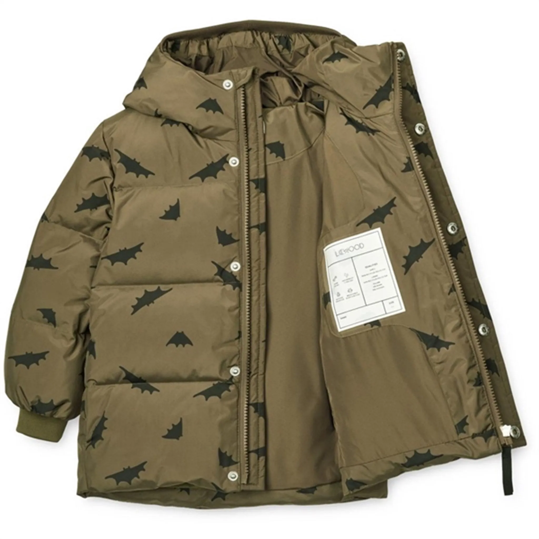 Liewood Palle Puffer Down Jacket Bats / Khaki