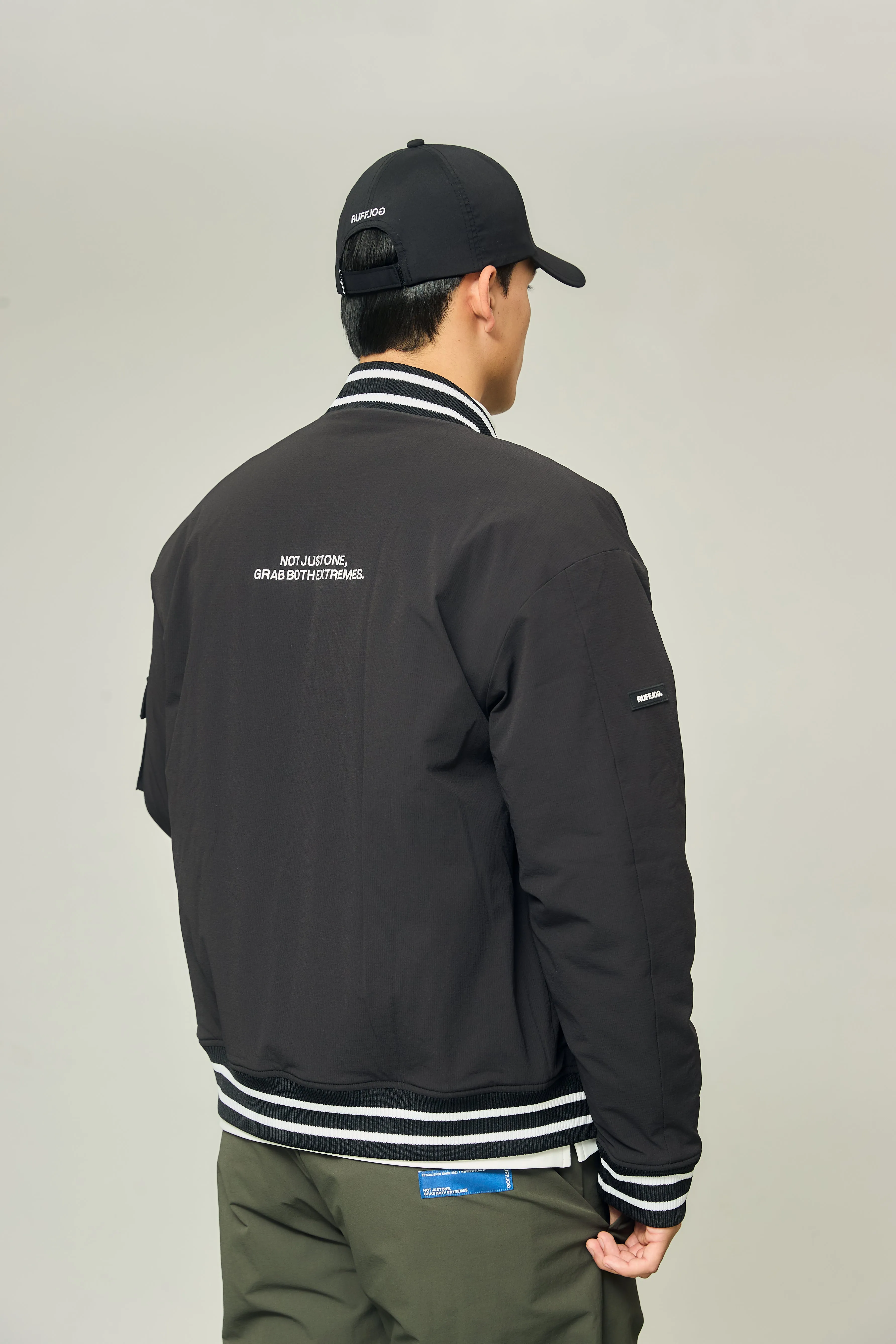 MA-1 PUFFER JACKET BLACK