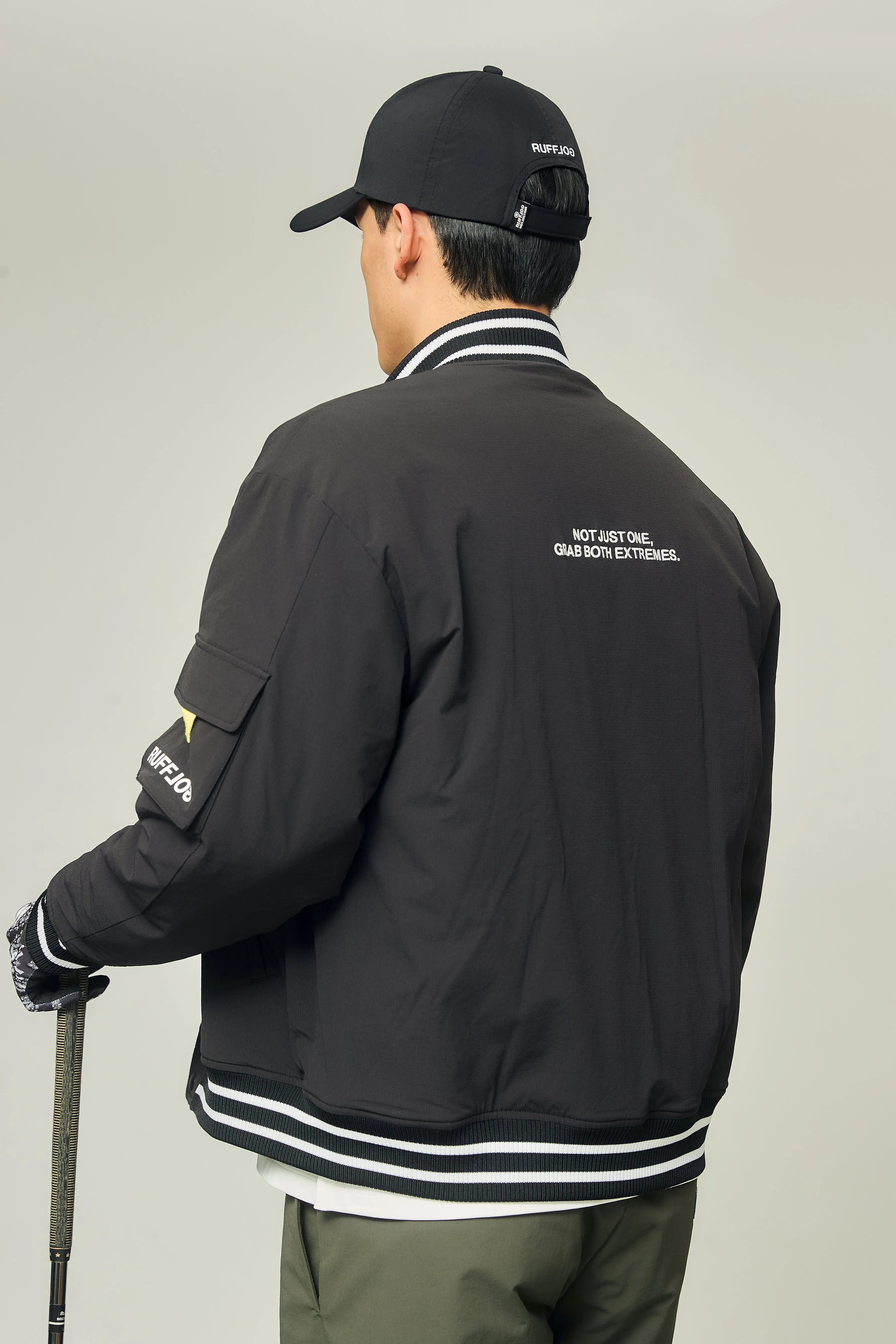 MA-1 PUFFER JACKET BLACK