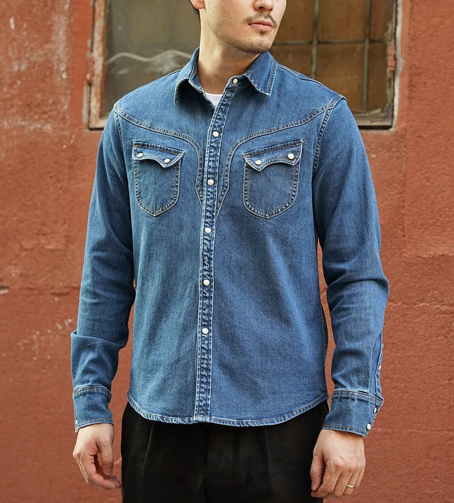 Men's 10OZ Western Denim Shirt