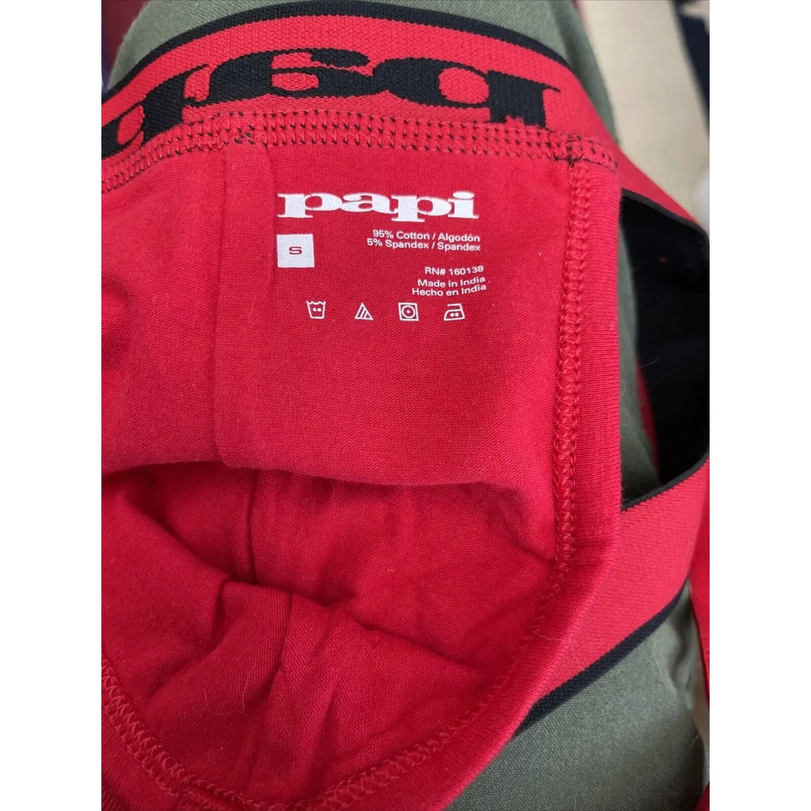 Men's Red Papi Jockstrap Small - One Item That Is New And Unworn See Description