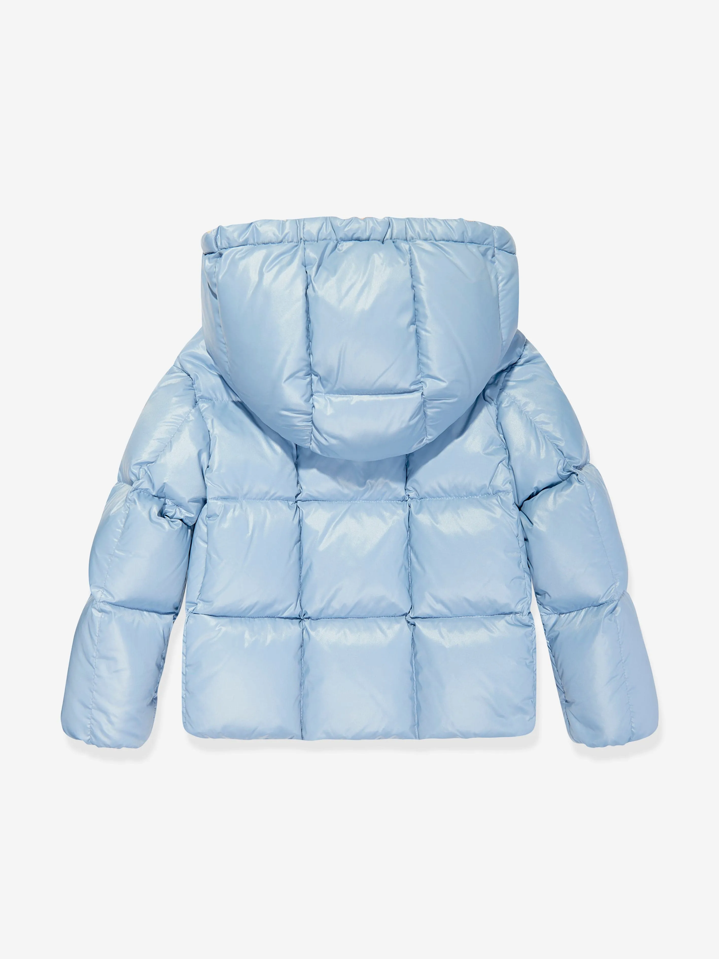 Moncler Enfant Girls Down Padded Parana Jacket in Blue