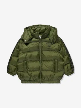 Moschino Boys Milano Puffer Jacket in Green