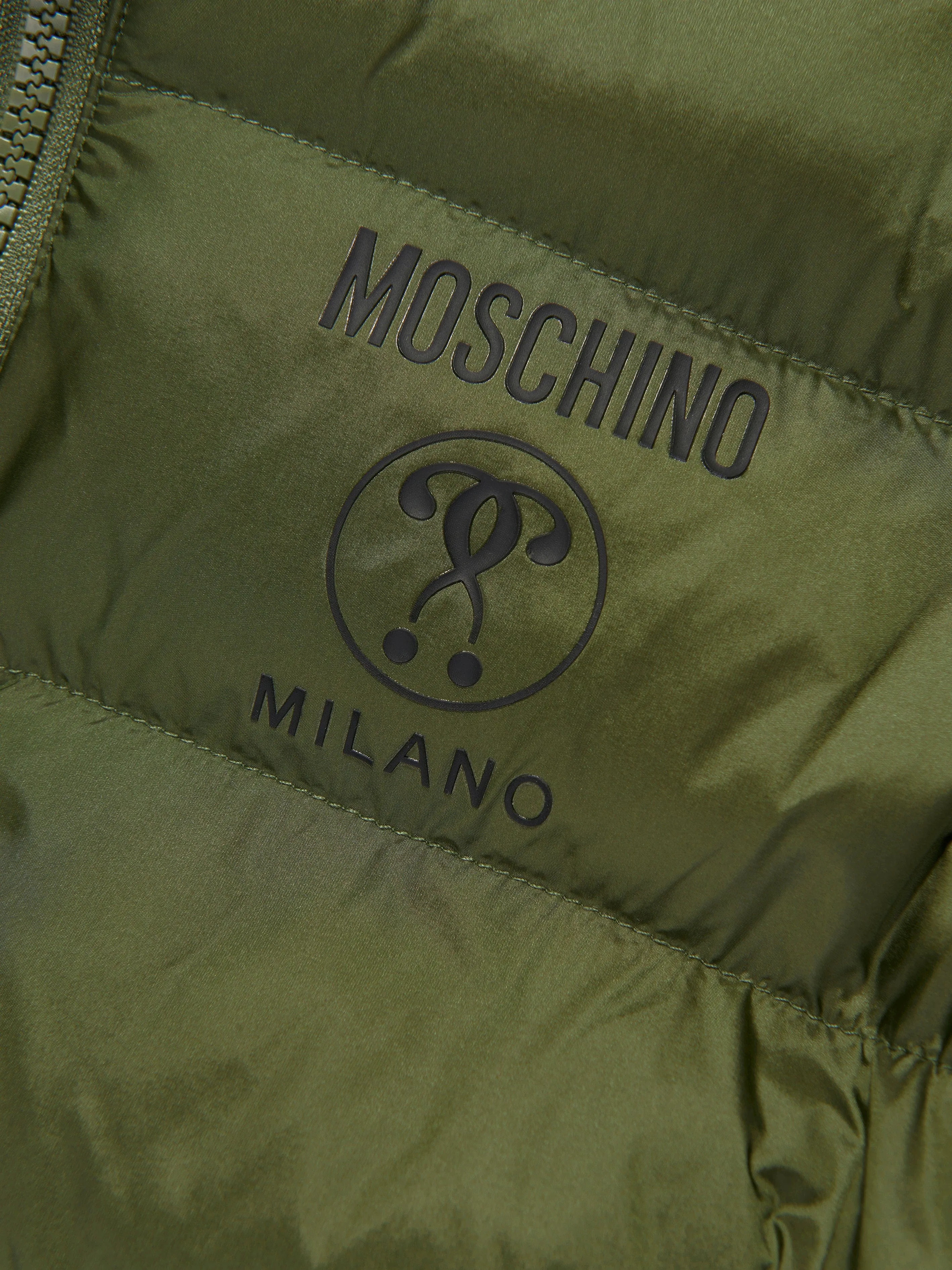 Moschino Boys Milano Puffer Jacket in Green