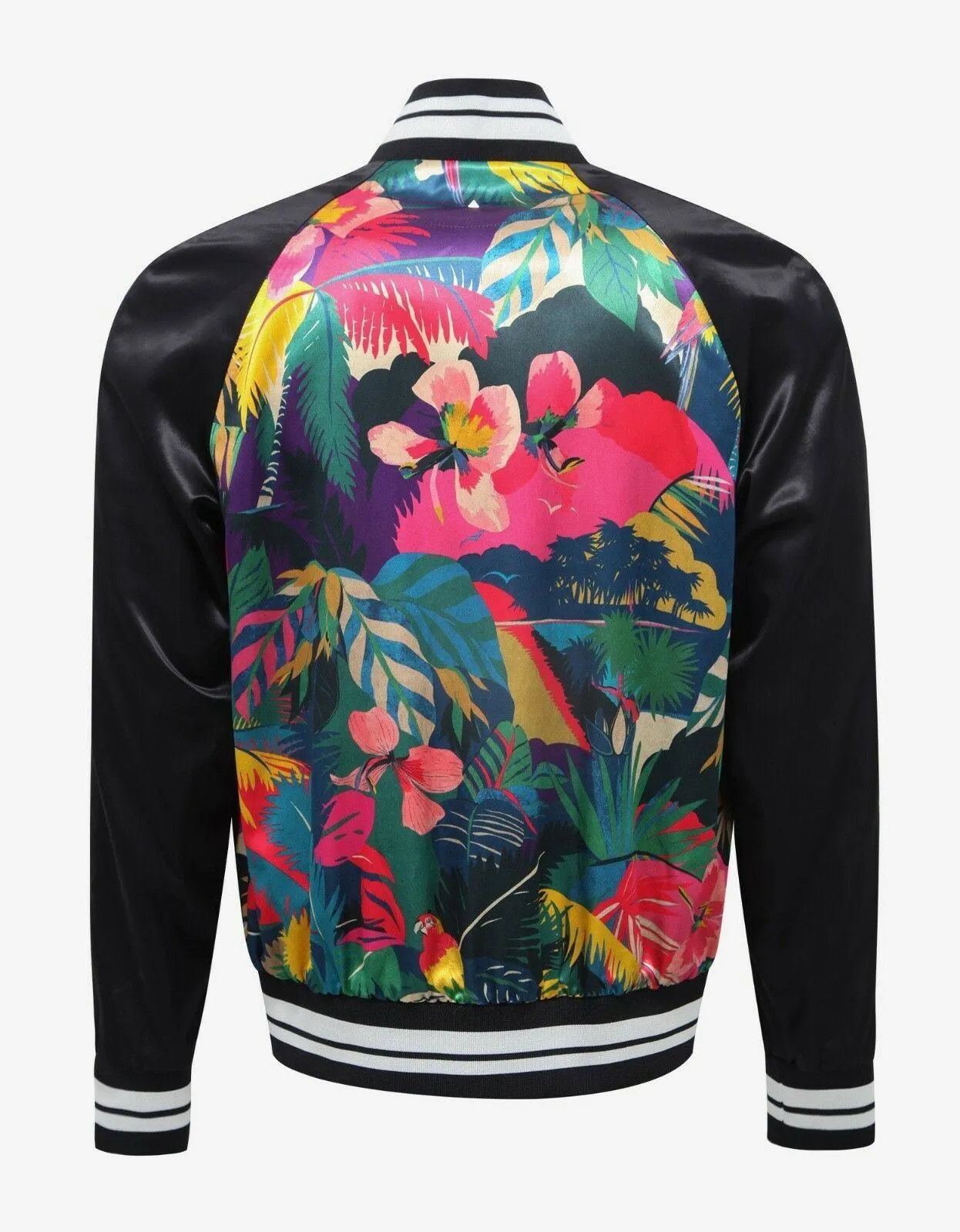 Multicolour Tropical Print Souvenir Jacket