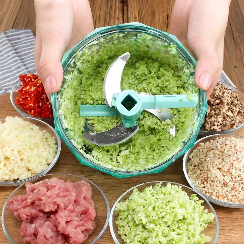 Multifunction Plastic Vegetable Chopper  Garlic Cutter