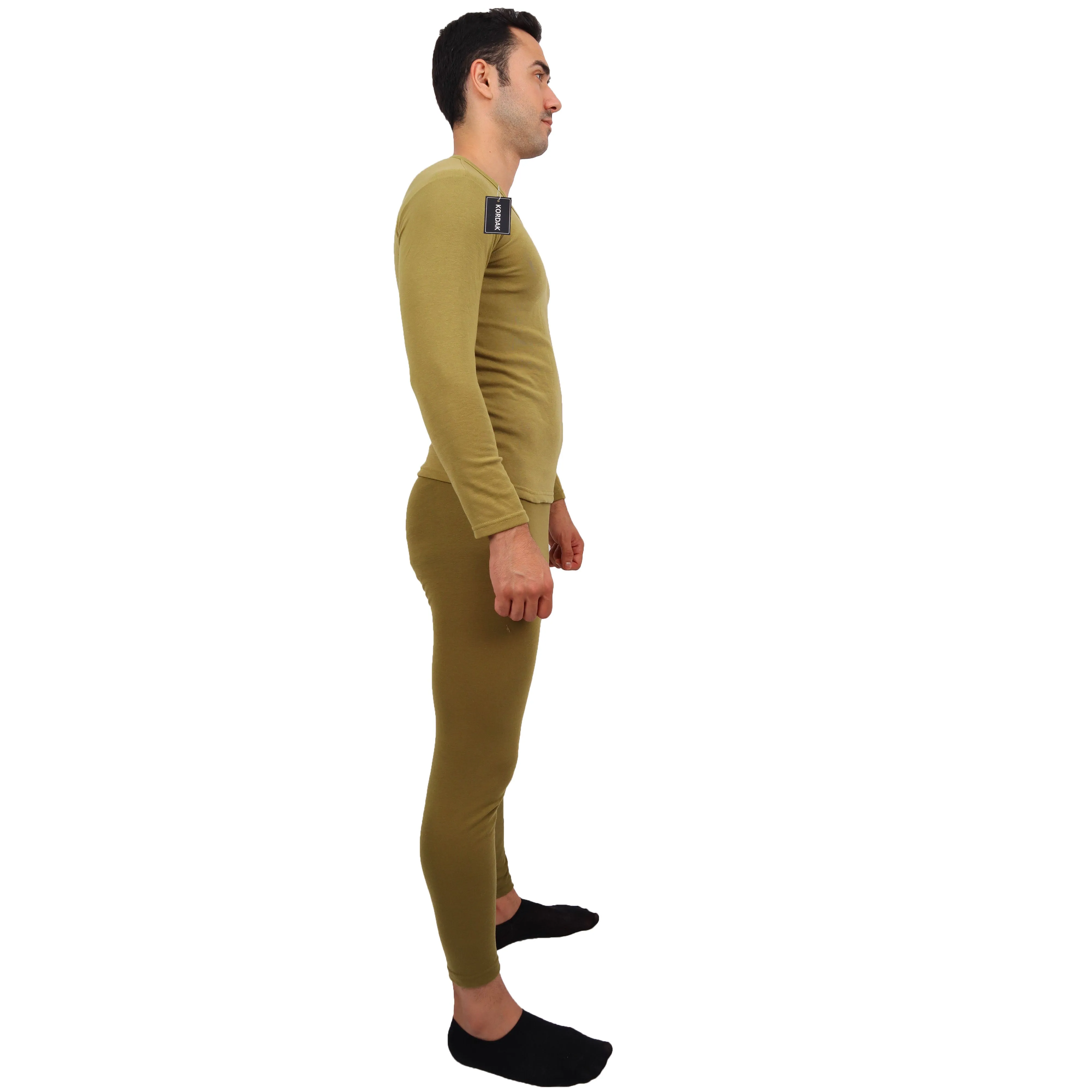 Nano Green Military Thermal Underwear Set - Top-Bottom Set that Keeps You Warm Against the Cold