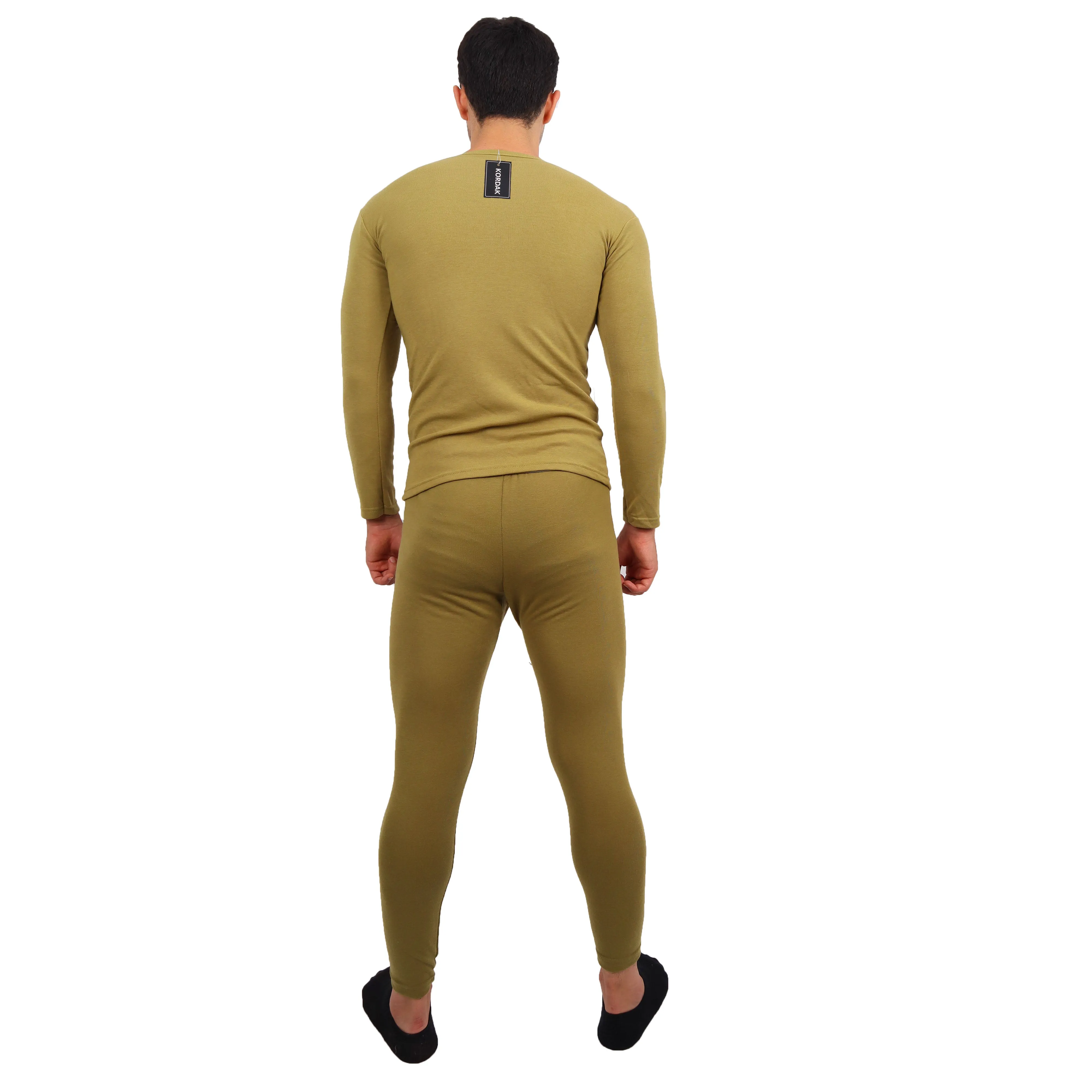 Nano Green Military Thermal Underwear Set - Top-Bottom Set that Keeps You Warm Against the Cold