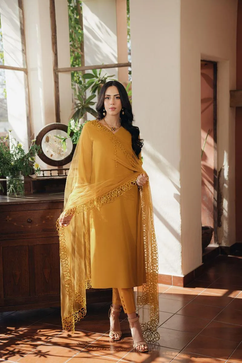 Natasha Kamal - Kai - Yellow - Georgette - 3 Piece