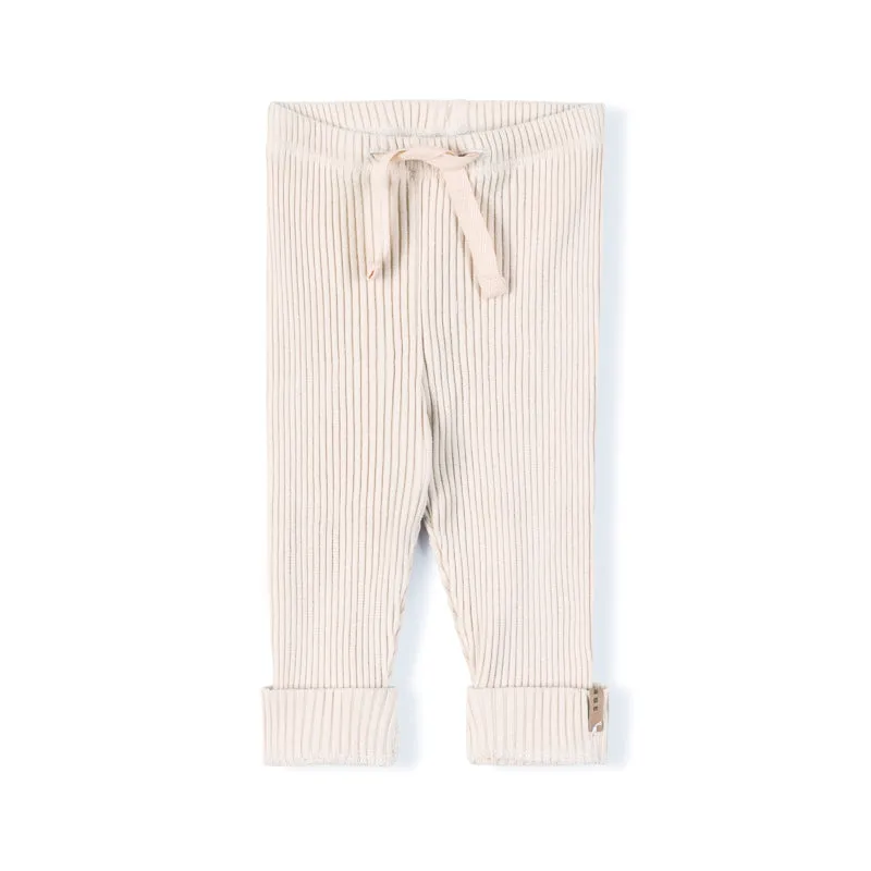 Nixnut Rib Leggings | Cream