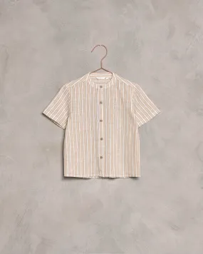 NoraLee Boys Ecru Cafe Striped Archie Shirt - Baby to Youth