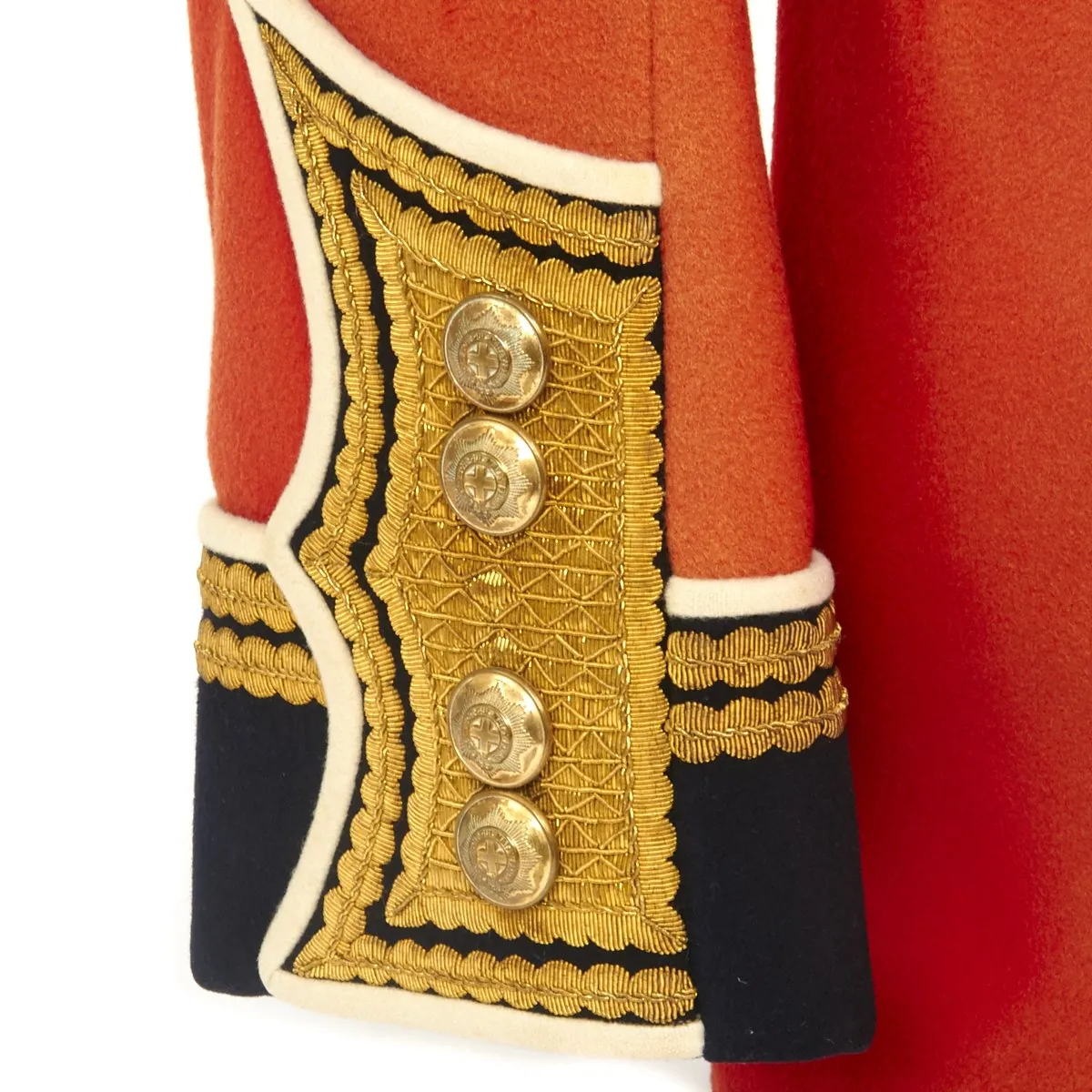 Original British ERII Coldstream Guards Lt. Colonel Red Parade Tunic by a Top London Maker