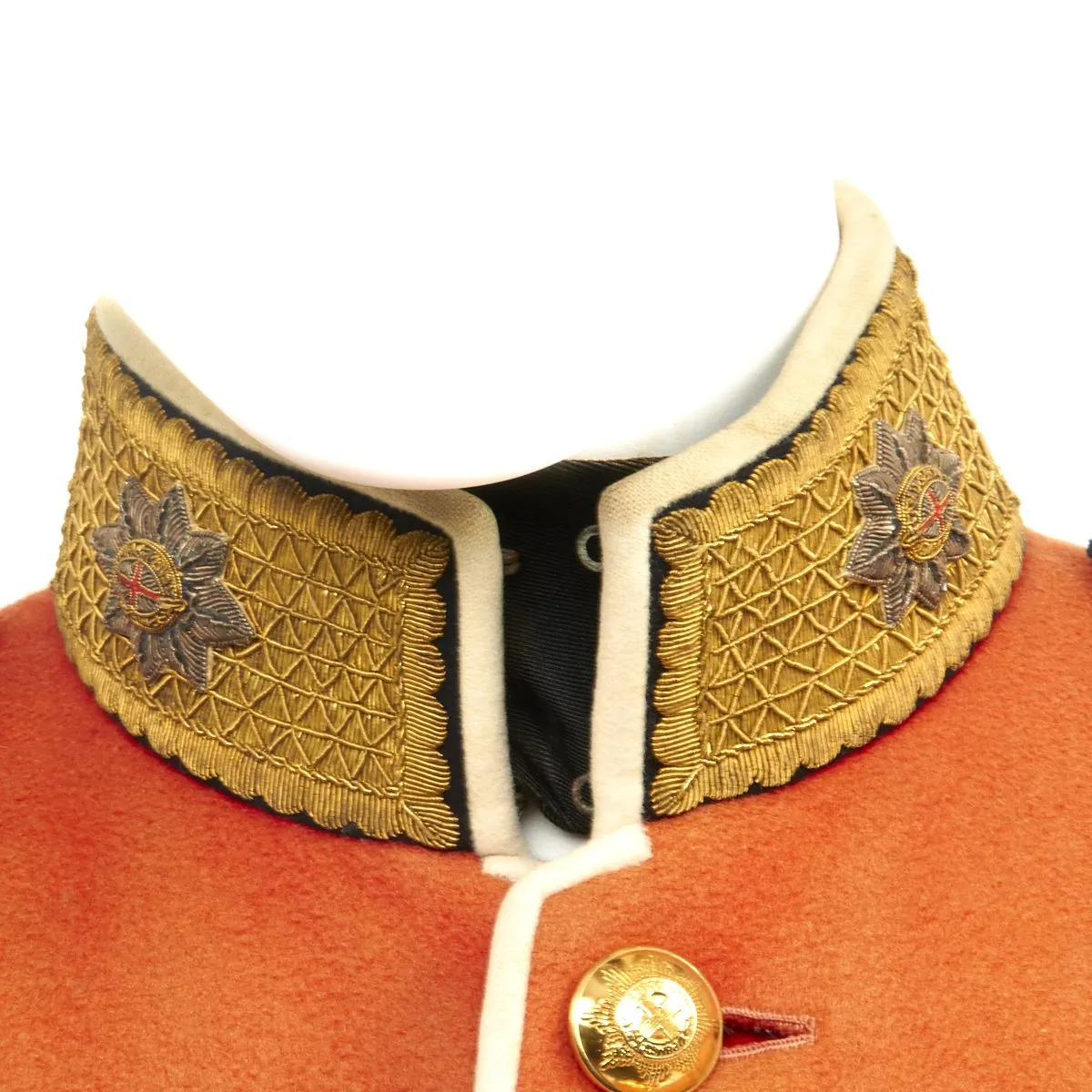 Original British ERII Coldstream Guards Lt. Colonel Red Parade Tunic by a Top London Maker