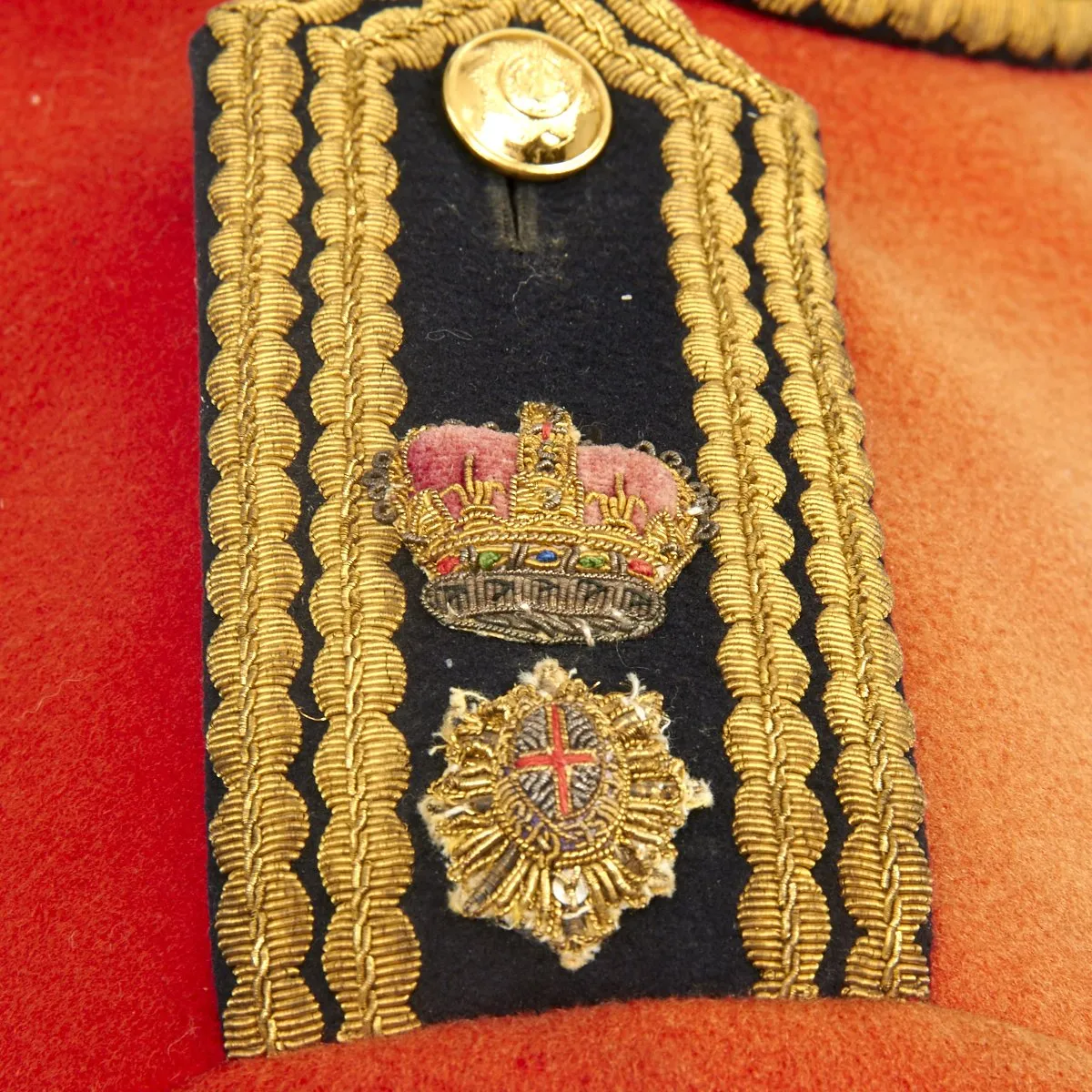 Original British ERII Coldstream Guards Lt. Colonel Red Parade Tunic by a Top London Maker