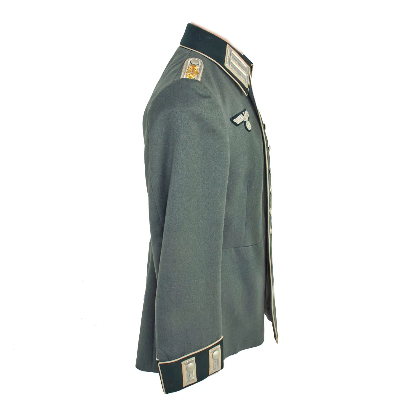 Original German WWII Infantry Reserve Officer Hauptmann's M35 Waffenrock Dress Tunic - Unit Marked