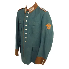 Original German WWII Rural Police Gendarmerie Meister NCO Service Uniform Tunic