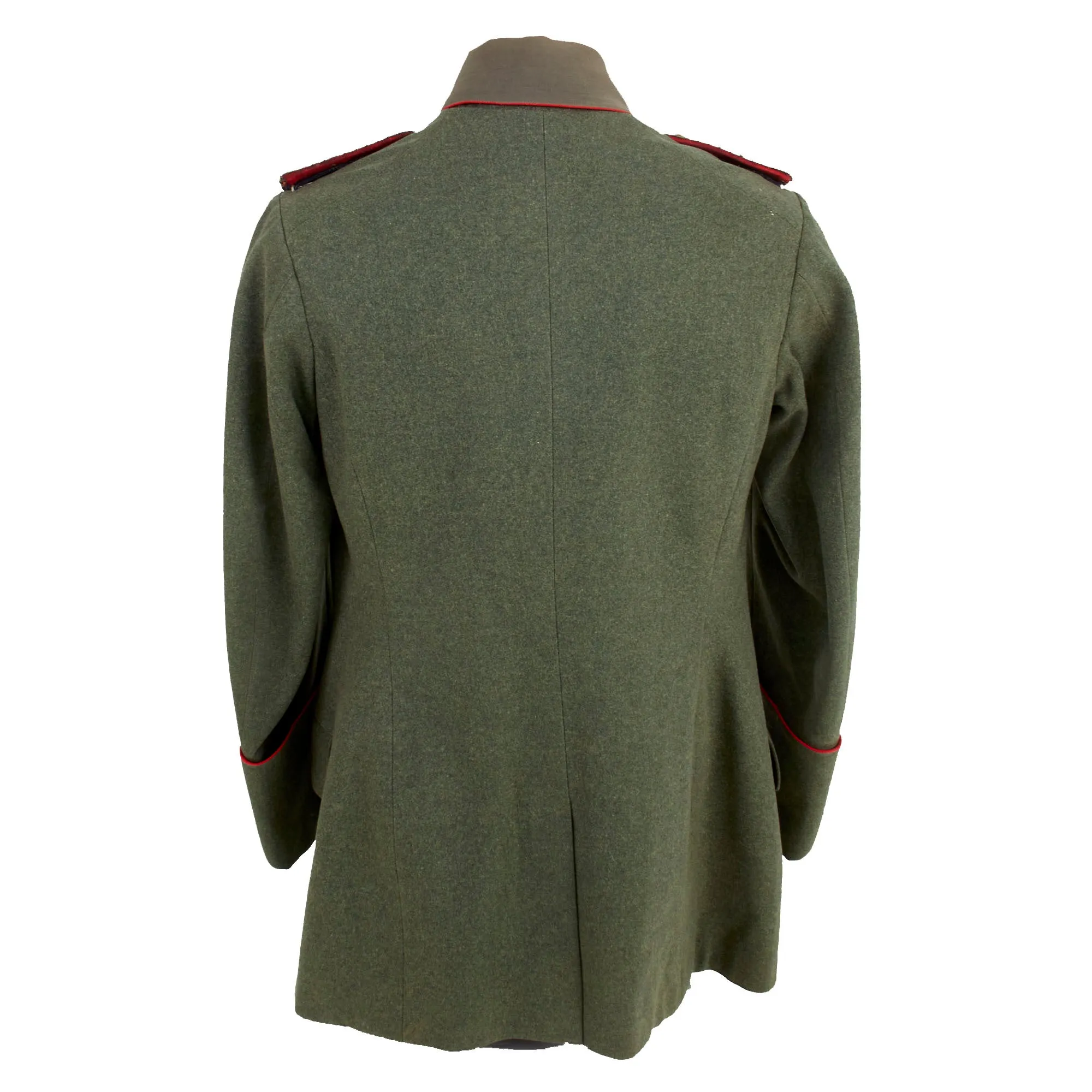 Original Imperial German WWI Prussian 13th Infantry Regt. Leutnant Officer’s M-1915 Feldgrau "Litewka" Field Tunic